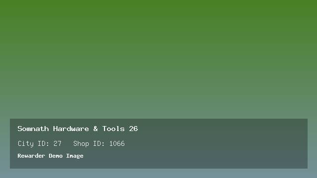 Somnath Hardware & Tools 26