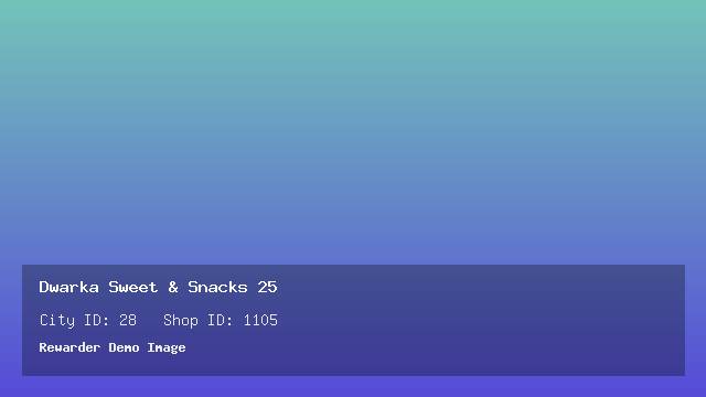 Dwarka Sweet & Snacks 25