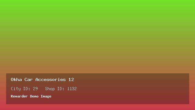 Okha Car Accessories 12