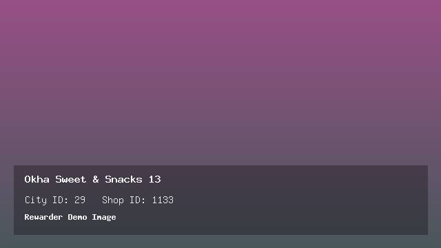 Okha Sweet & Snacks 13