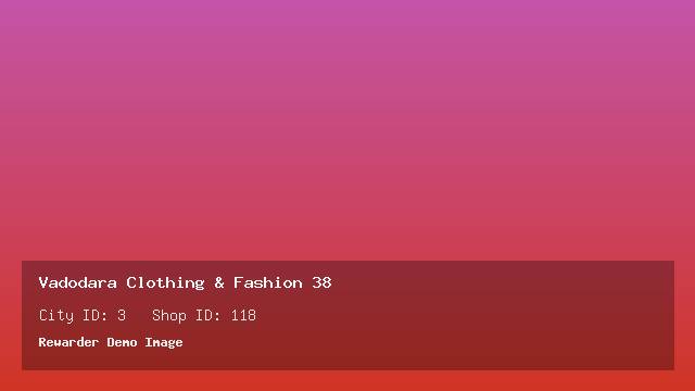 Vadodara Clothing & Fashion 38