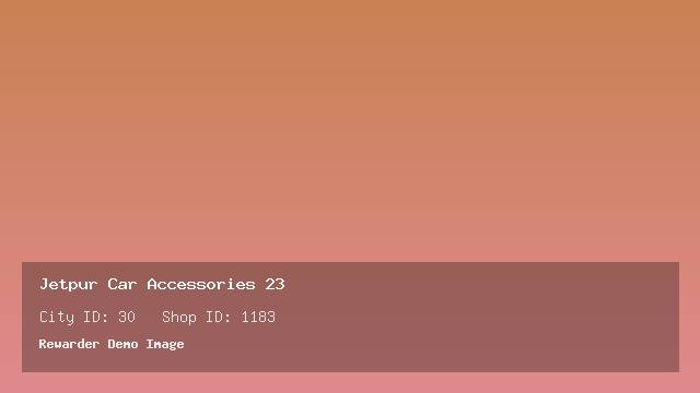 Jetpur Car Accessories 23