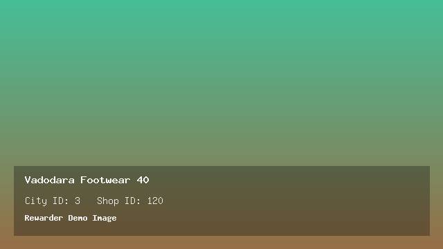 Vadodara Footwear 40