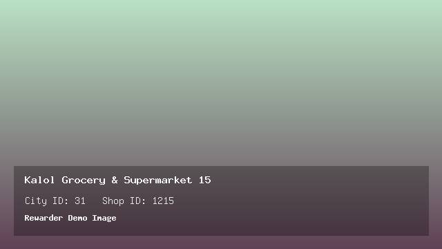 Kalol Grocery & Supermarket 15