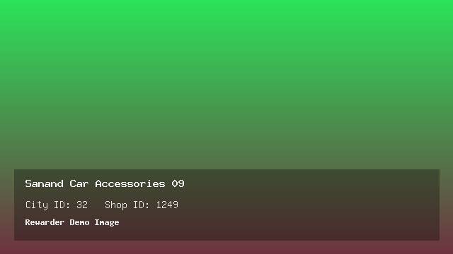 Sanand Car Accessories 09