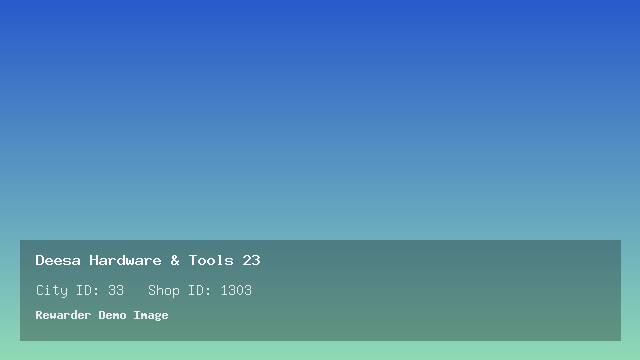 Deesa Hardware & Tools 23