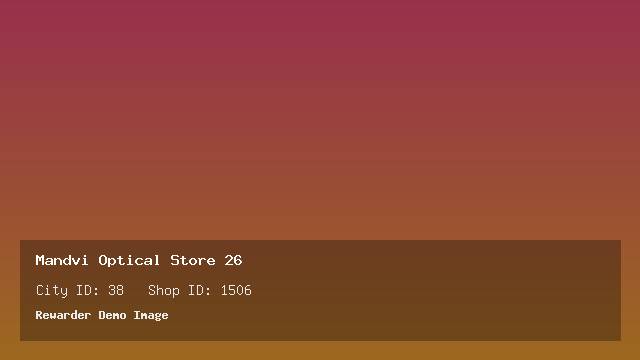 Mandvi Optical Store 26