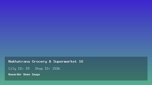 Nakhatrana Grocery & Supermarket 16