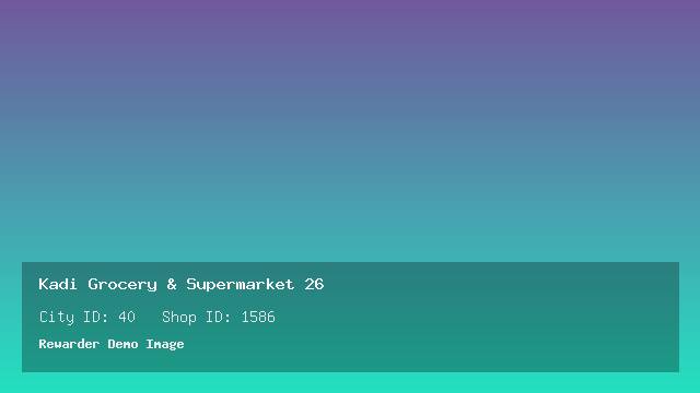 Kadi Grocery & Supermarket 26