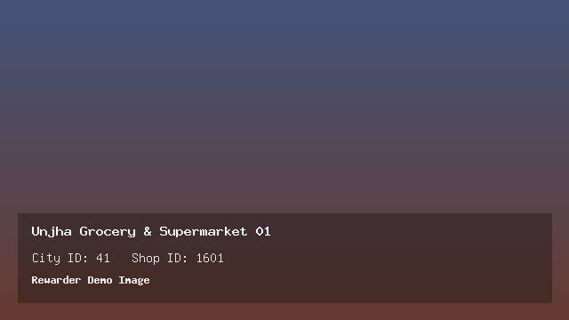 Unjha Grocery & Supermarket 01