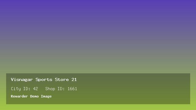 Visnagar Sports Store 21