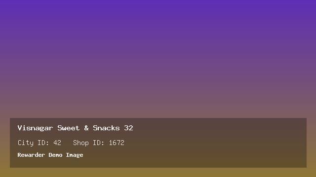 Visnagar Sweet & Snacks 32