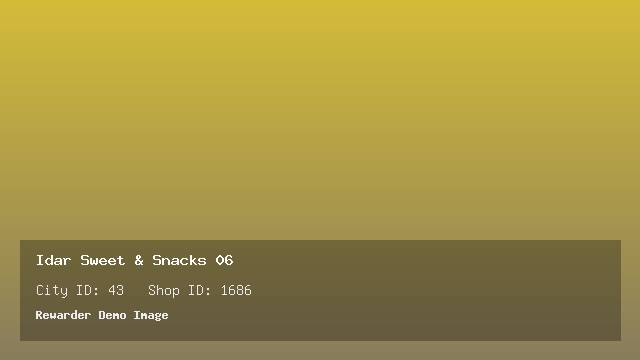 Idar Sweet & Snacks 06