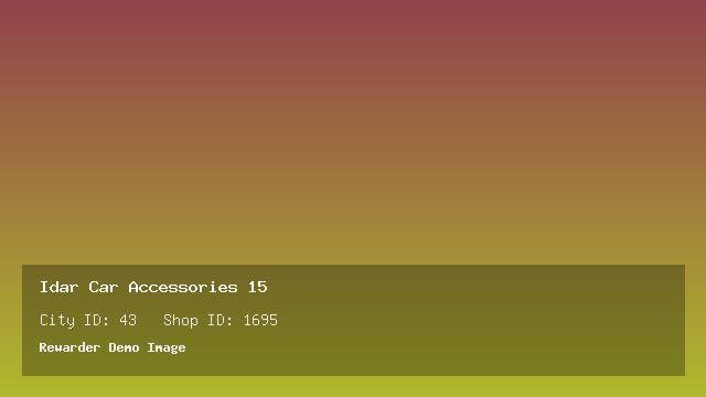 Idar Car Accessories 15