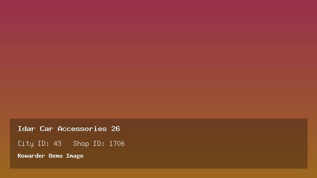 Idar Car Accessories 26