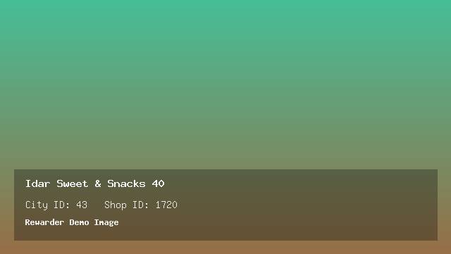 Idar Sweet & Snacks 40