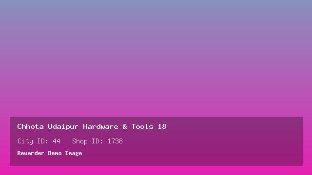 Chhota Udaipur Hardware & Tools 18