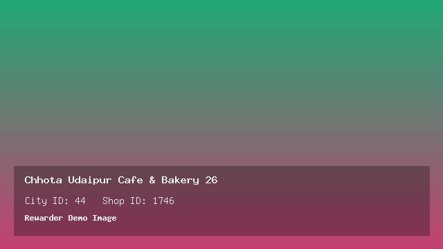 Chhota Udaipur Cafe & Bakery 26