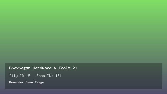 Bhavnagar Hardware & Tools 21