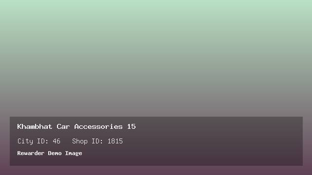 Khambhat Car Accessories 15