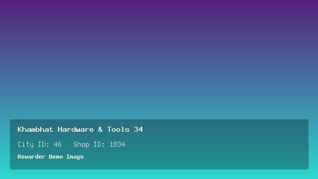 Khambhat Hardware & Tools 34