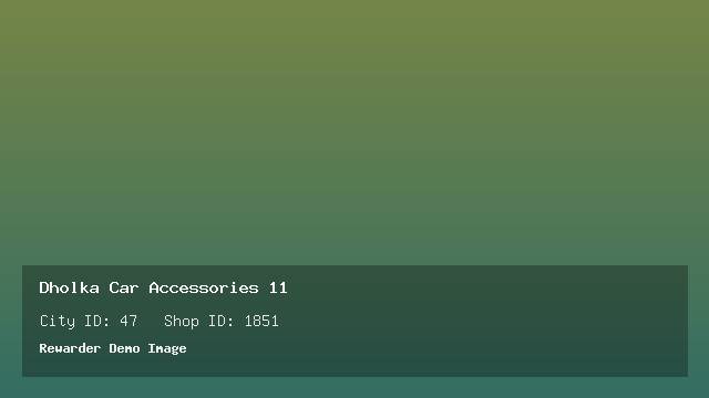 Dholka Car Accessories 11