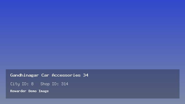 Gandhinagar Car Accessories 34