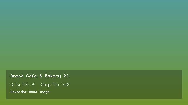 Anand Cafe & Bakery 22