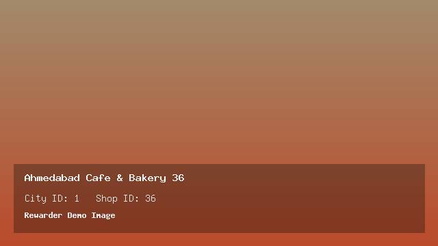 Ahmedabad Cafe & Bakery 36