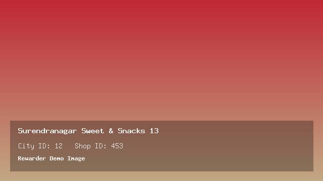 Surendranagar Sweet & Snacks 13
