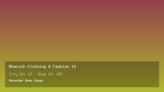 Bharuch Clothing & Fashion 15