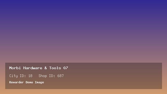 Morbi Hardware & Tools 07