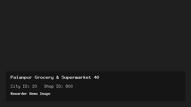 Palanpur Grocery & Supermarket 40