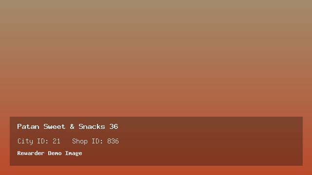 Patan Sweet & Snacks 36