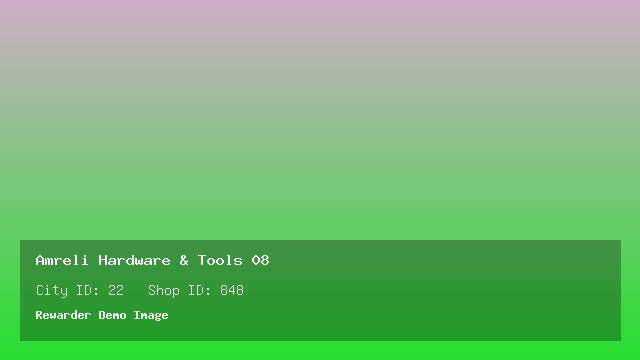 Amreli Hardware & Tools 08