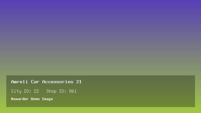 Amreli Car Accessories 21