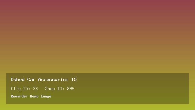 Dahod Car Accessories 15