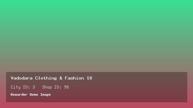 Vadodara Clothing & Fashion 18